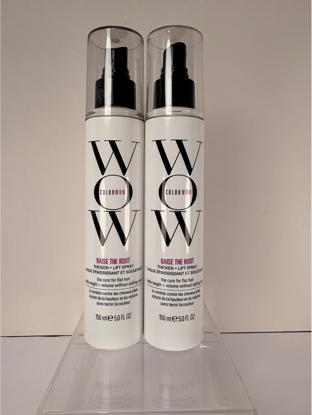 Color Wow Raise the Root Thicken + Lift Spray 5 oz Duo 2 Bottles New Unused